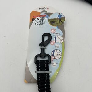 Elite Pet Bungee Sport Dog Leash Black NEW!!!